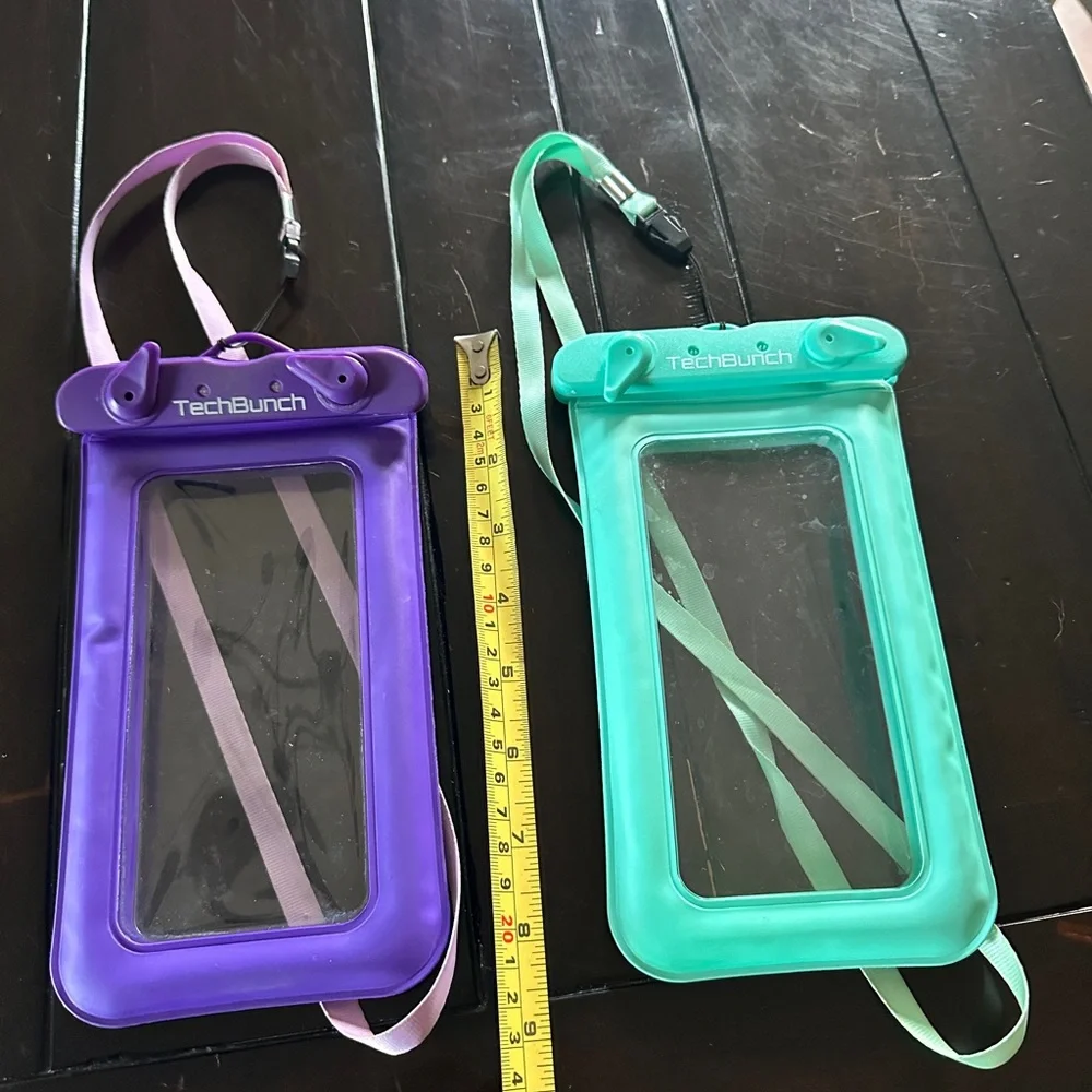 Waterproof Phone Pouch - Purple and Green